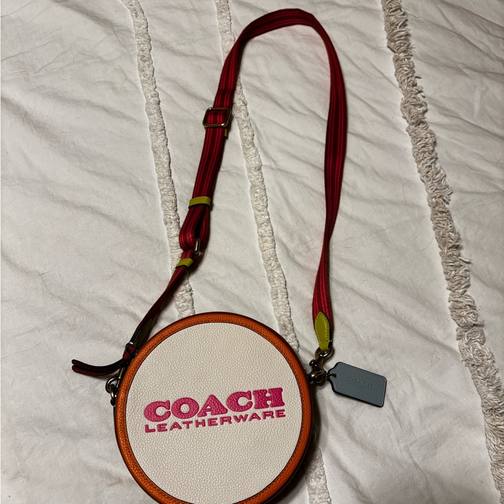 Coach Leatherware Round Crossbody Bag